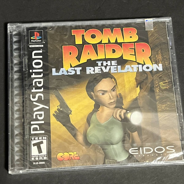 Tomb Raider The Last Revelation Sony PlayStation 1 1999 PS1 PSOne 2 Sealed