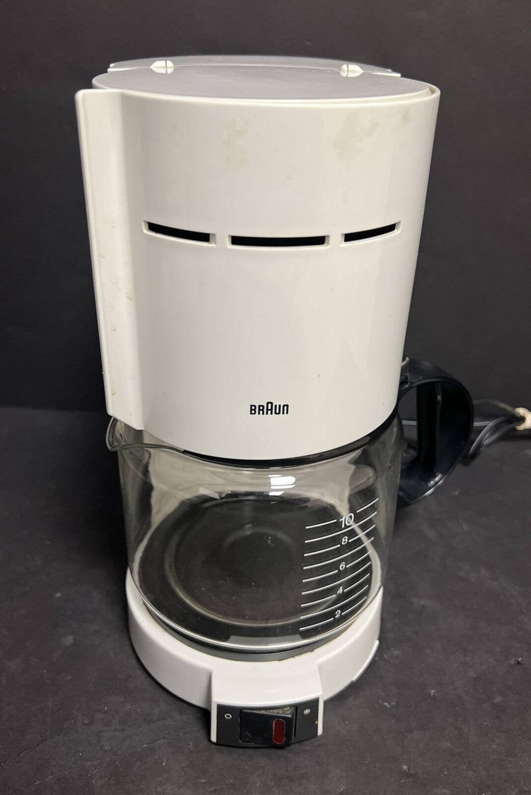 Braun Aromaster 10 Cup Drip Coffee Maker White Type 3085 Gold Etsy