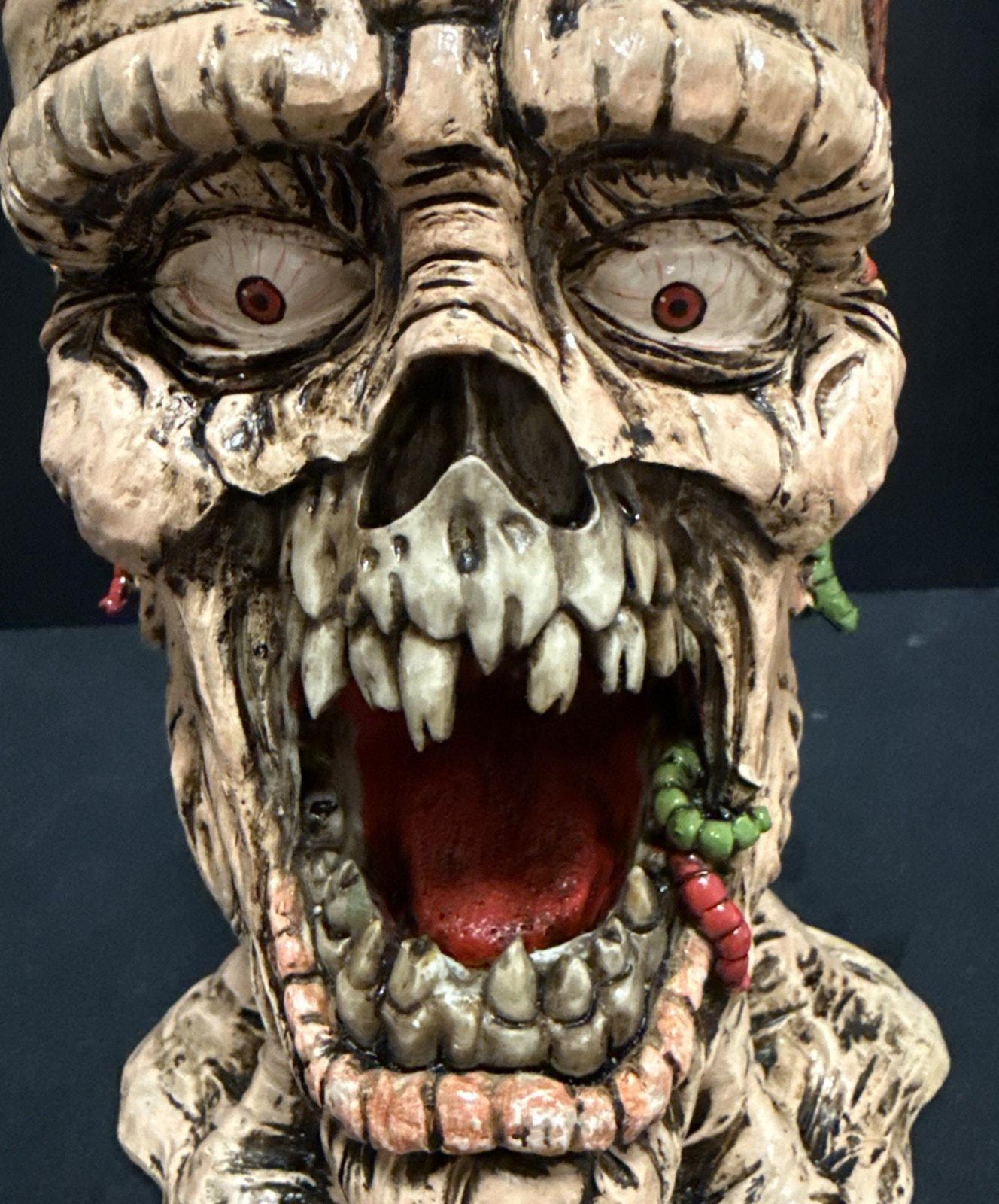 UNDEAD まとめ売り 85点 Preowned Zombie Undead Monster Head Chip Dip Candy Halloween Party