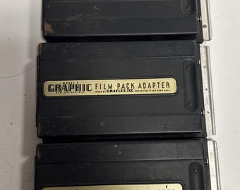 Graflex 3x2 Graphic Film Pack Adapter Model 2 Lot Of 3 Photography Vintage