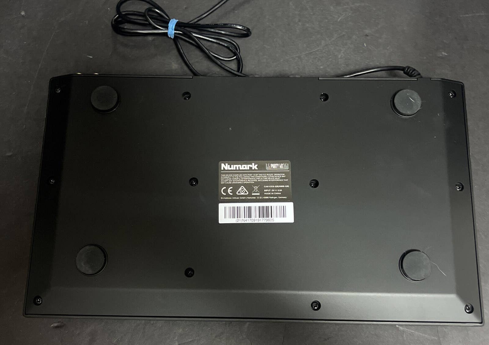 Numark Party Mix DJ Controller Builtin Light Show Tested Windows Mac