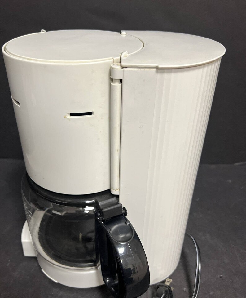 Braun Aromaster 10 Cup Drip Coffee Maker White Type 3085 Gold Etsy