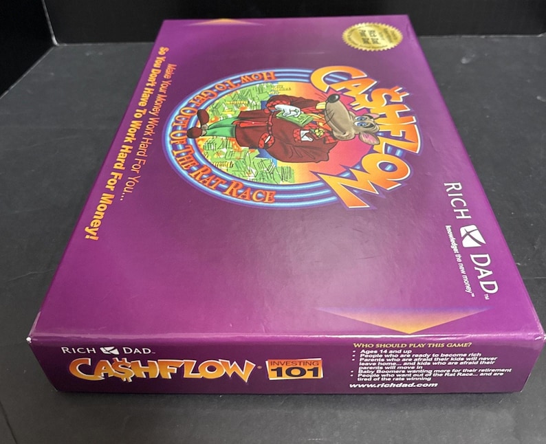 Preowned Cashflow Board Game Robert Kiyosaki Rich Dad Poor Dad Wealth Finance Complete image 9