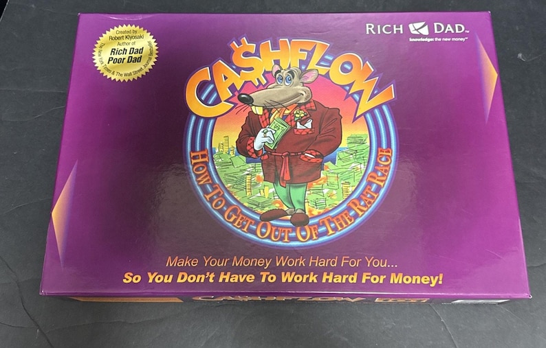 Preowned Cashflow Board Game Robert Kiyosaki Rich Dad Poor Dad Wealth Finance Complete image 7