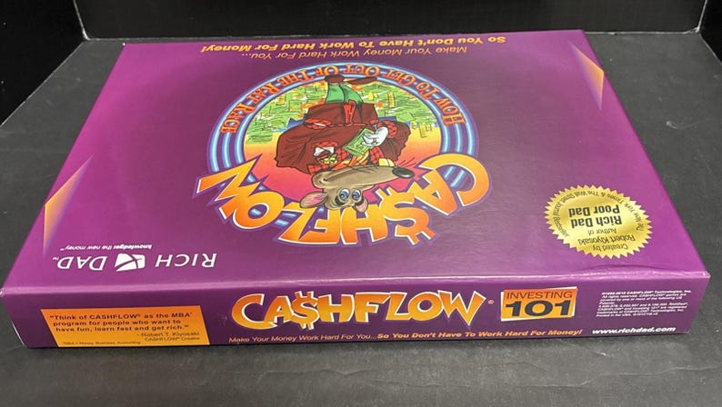 Preowned Cashflow Board Game Robert Kiyosaki Rich Dad Poor Dad Wealth Finance Complete image 10