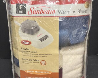 Sunbeam Heated Blanket Easyset Accu-touch Full Size Beige - Etsy