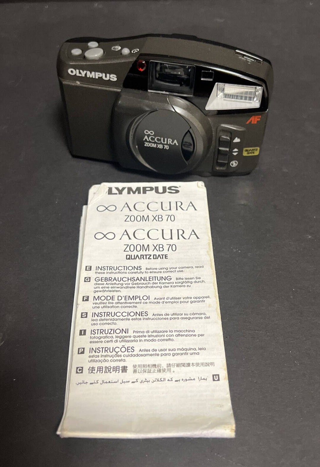 Olympus Infinity Accura Zoom XB 70 35mm Film Camera AF Tested Etsy