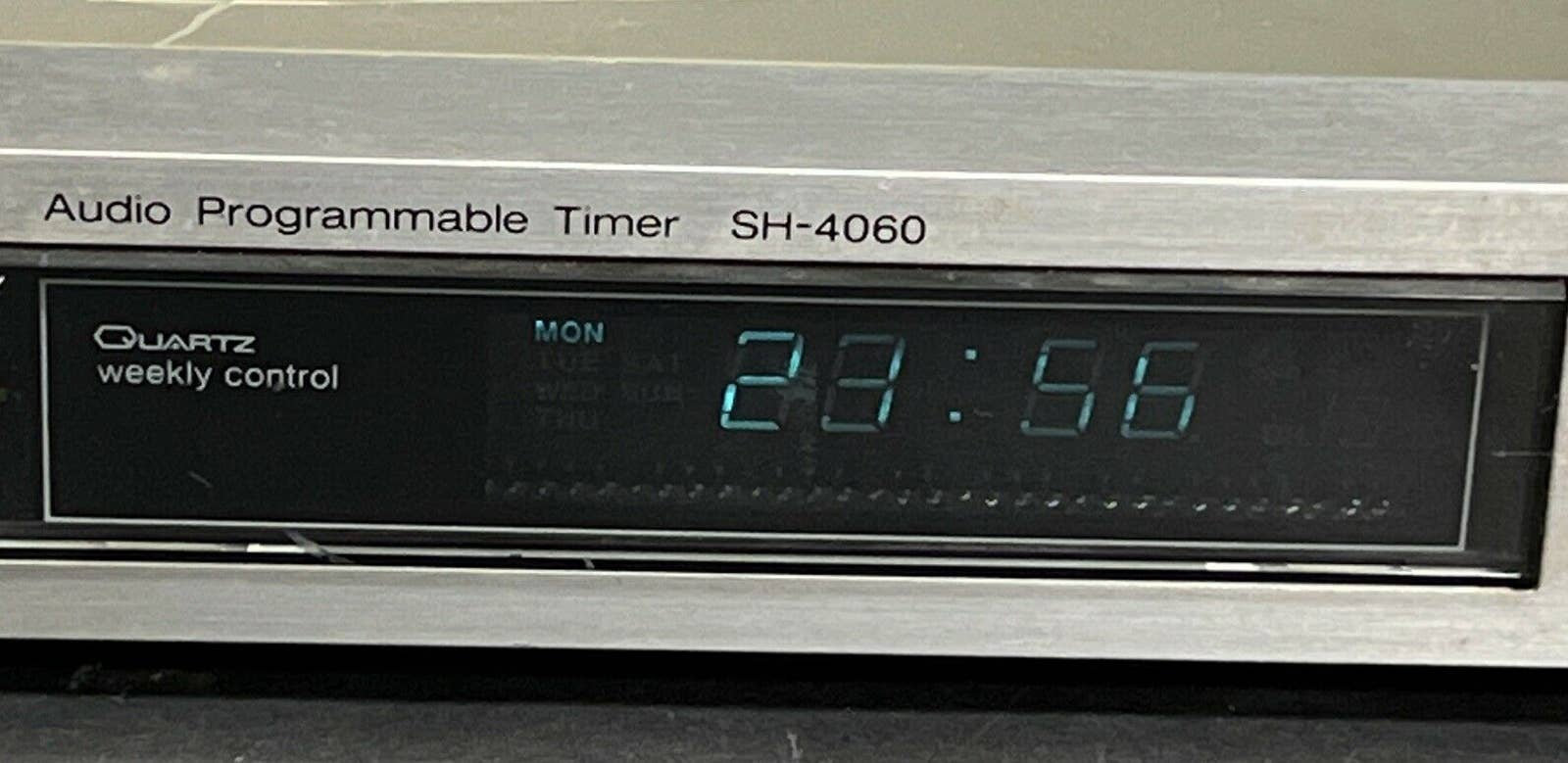 Technics SH-4060 Audio Programmable Timer Japan Tested Manual