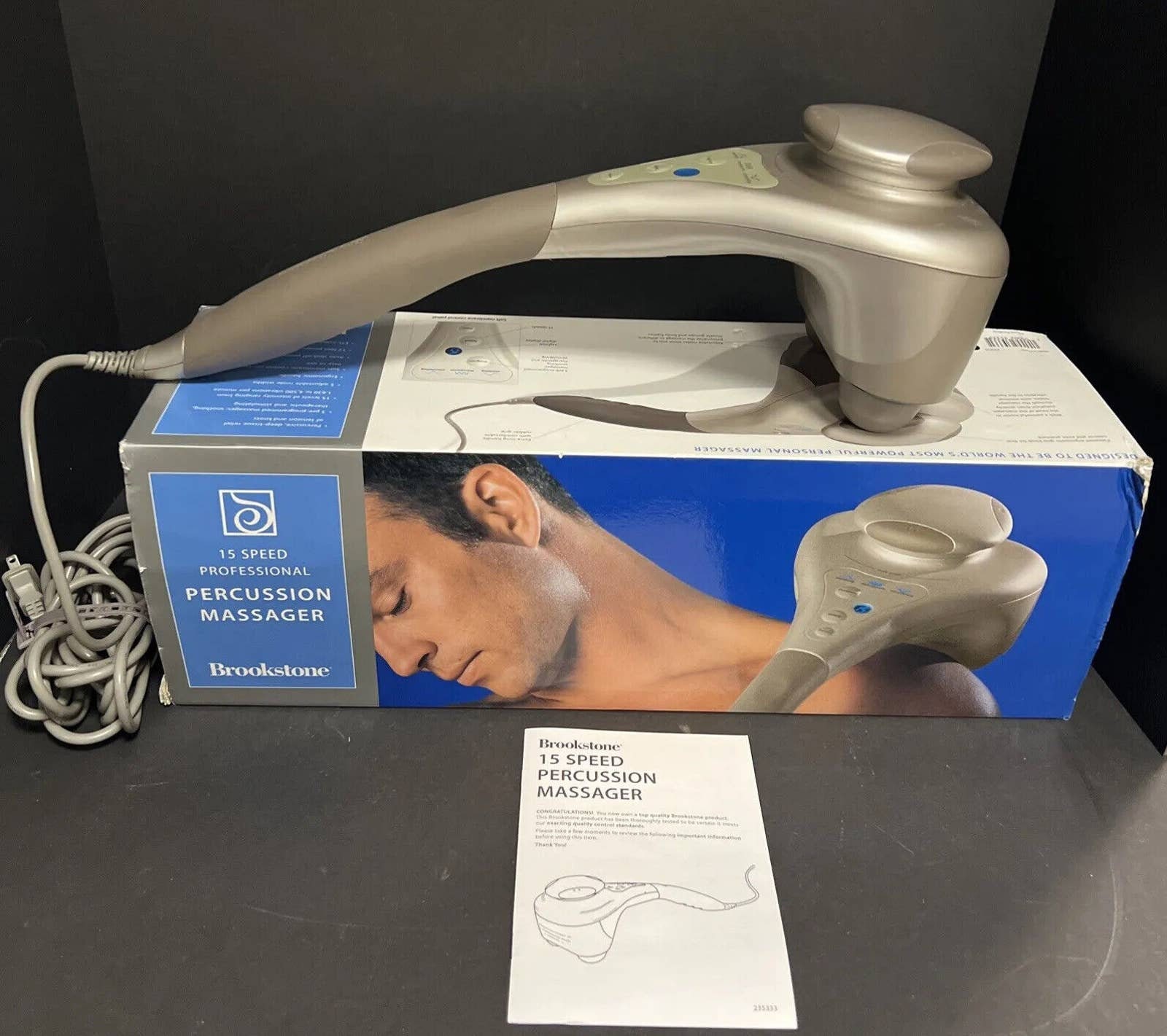 Brookstone Percussion 15-speed Vibrating Full Body Massager Tested