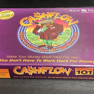 Preowned Cashflow Board Game Robert Kiyosaki Rich Dad Poor Dad Wealth Finance Complete image 12