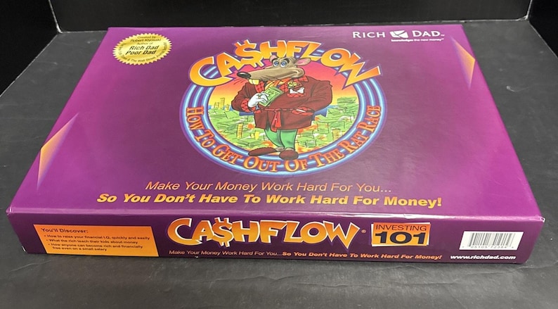 Preowned Cashflow Board Game Robert Kiyosaki Rich Dad Poor Dad Wealth Finance Complete image 12