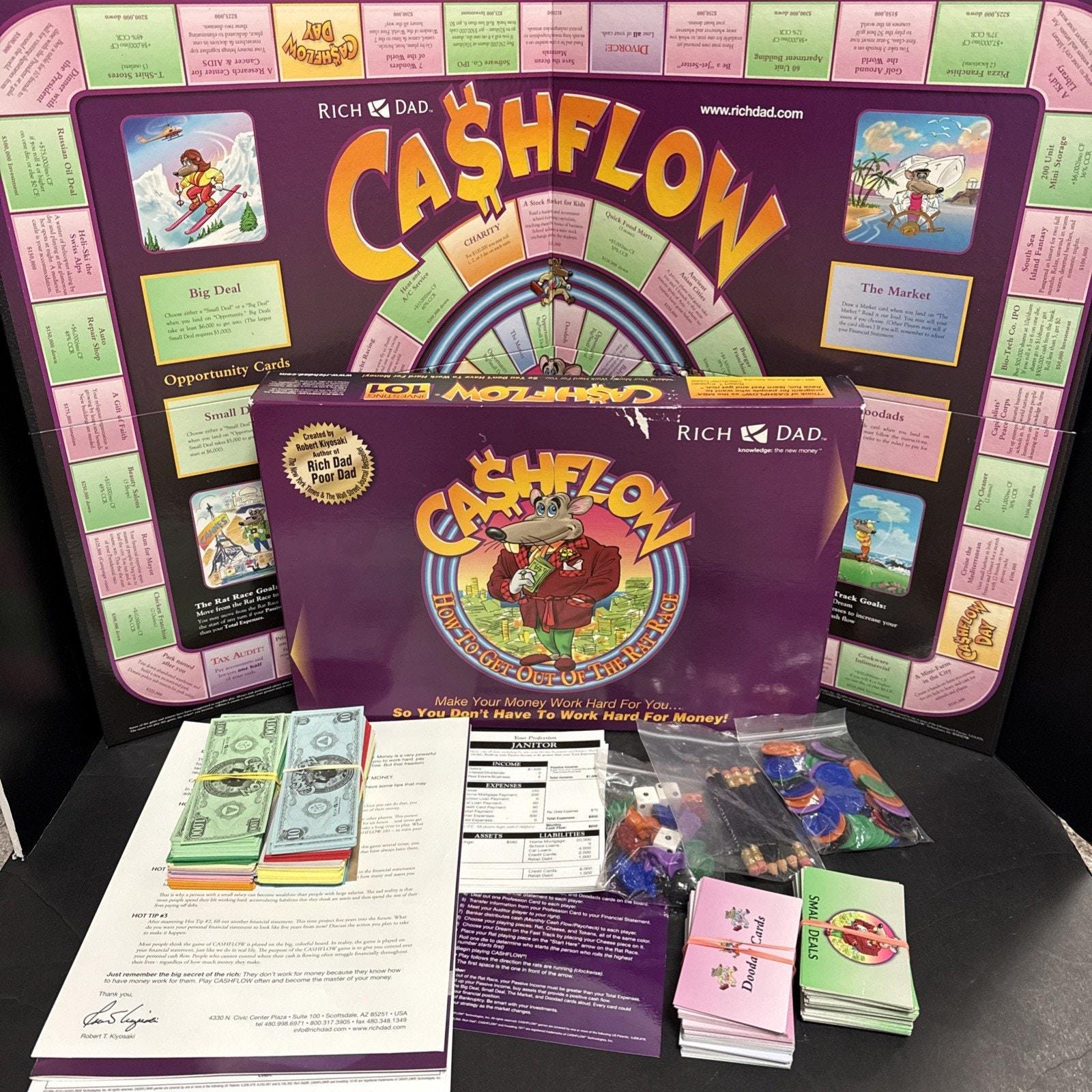 キャッシュフロー101 & 202 セット Rich Dad Cashflow 101 & 202 Board Game by Robert Kiyosaki Finance