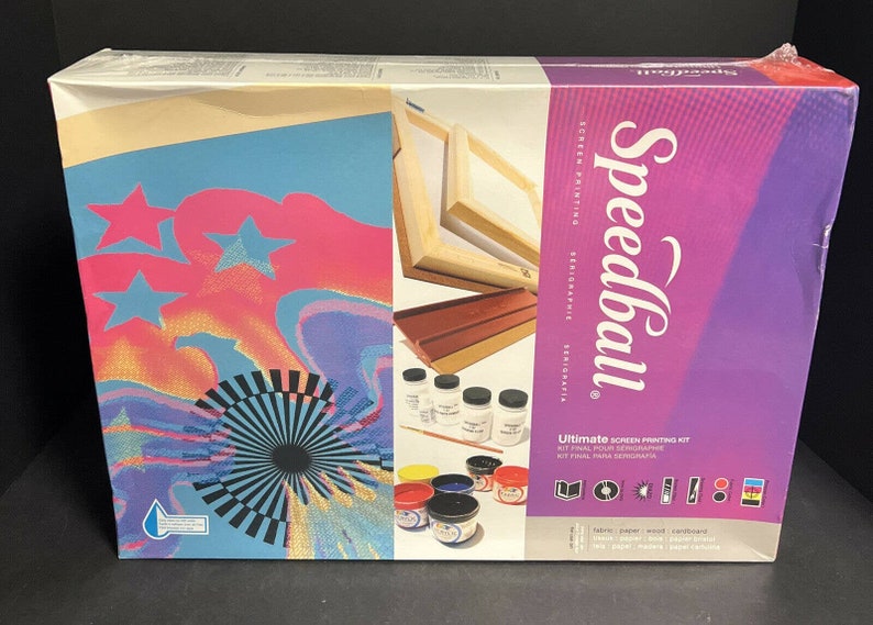 Speedball Ultimate Screen Printing Kit 4523 Sealed Frame Ink Etsy