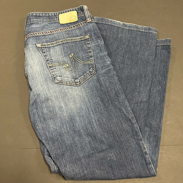 Adriano Goldschmied Protege Straight Leg Dark Wash Denim Jeans Size 36W X 30L