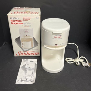 Sunbeam Hot Shot 16 Oz Hot Water Dispenser 17081 Tea Cocoa