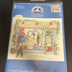 DMC Chic Boutique Counted Cross Stitch Kit 25cmx20cm BK1543 Maria Diaz Moderate