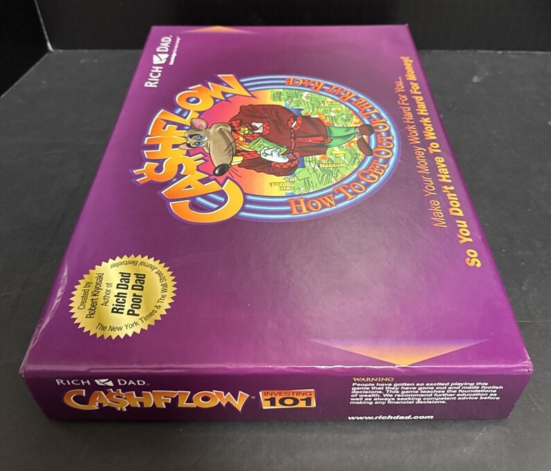 Preowned Cashflow Board Game Robert Kiyosaki Rich Dad Poor Dad Wealth Finance Complete image 11