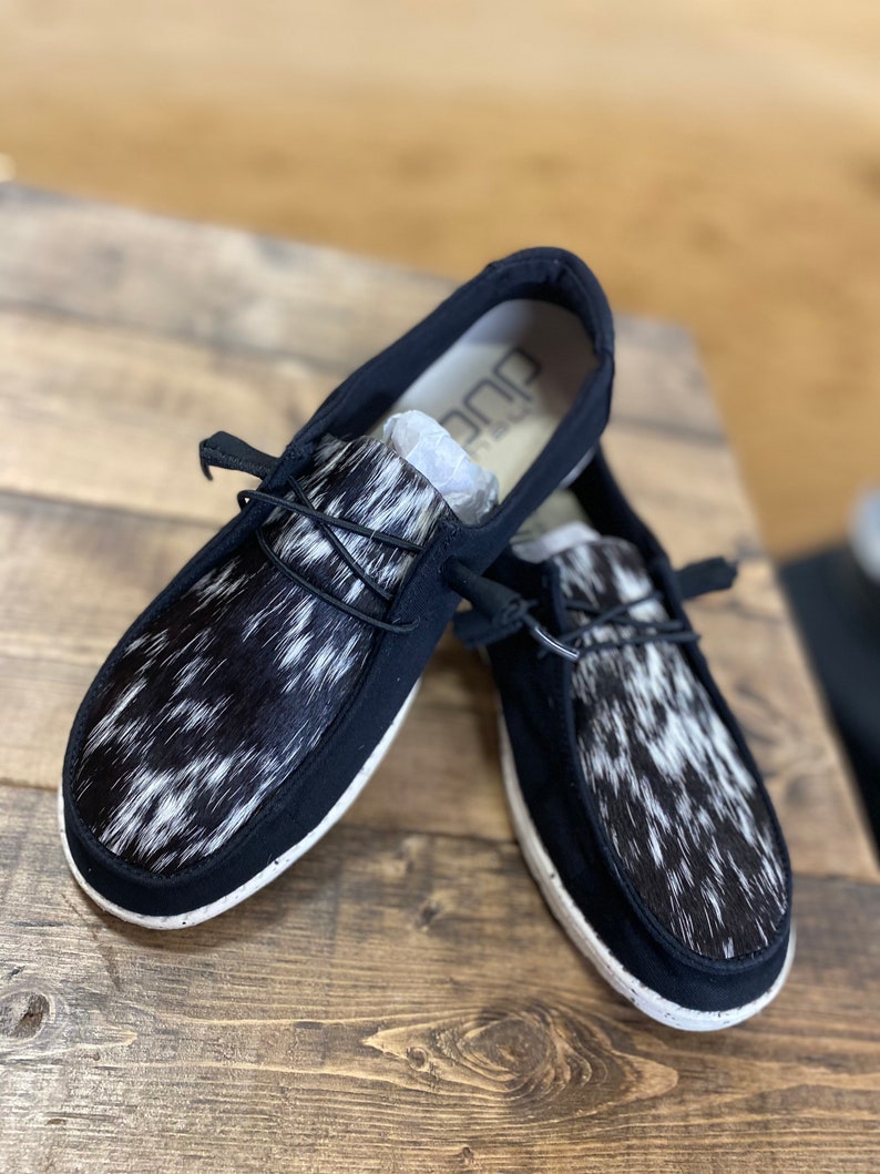 Womens Hey Dude Shoes With Genuine Cowhide Western Punchy Etsy