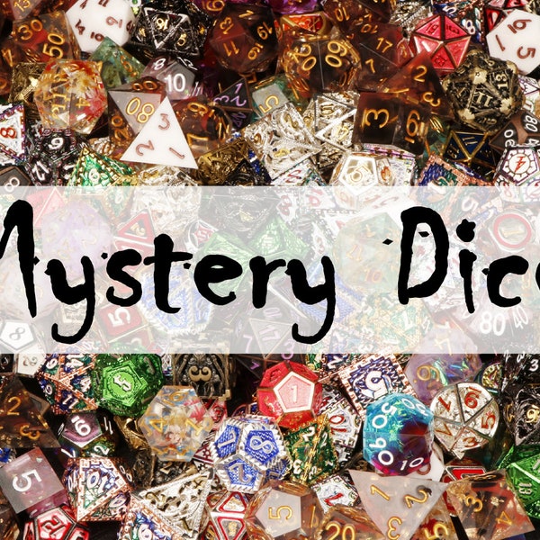 Mystery Dice - Blind Bags - Mystery DnD Dice Set - Mystery Dice Sets for Dungeons & Dragons - Polyhedral Dice - Random Dice Set