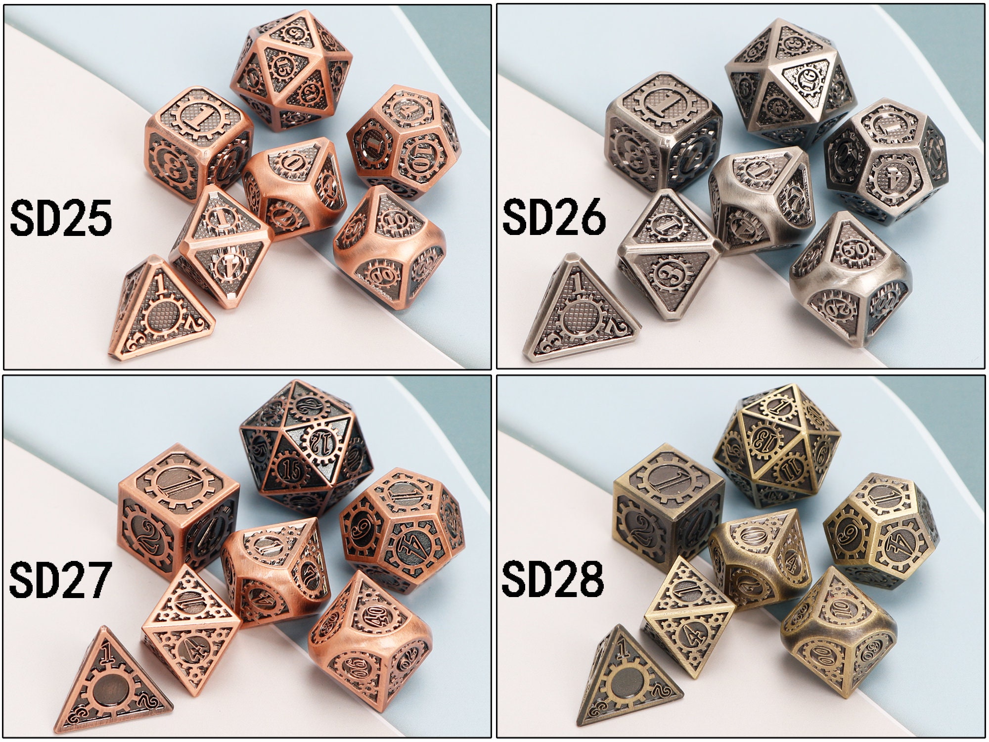 Mechanical Dice for Dnd Tabletop Rpgs Games Dungeons and Etsy
