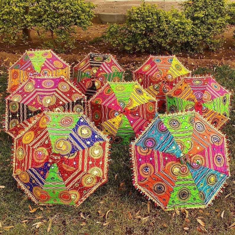 Wholesale Lot Indian Decorative Wedding Umbrellas Sun Etsy