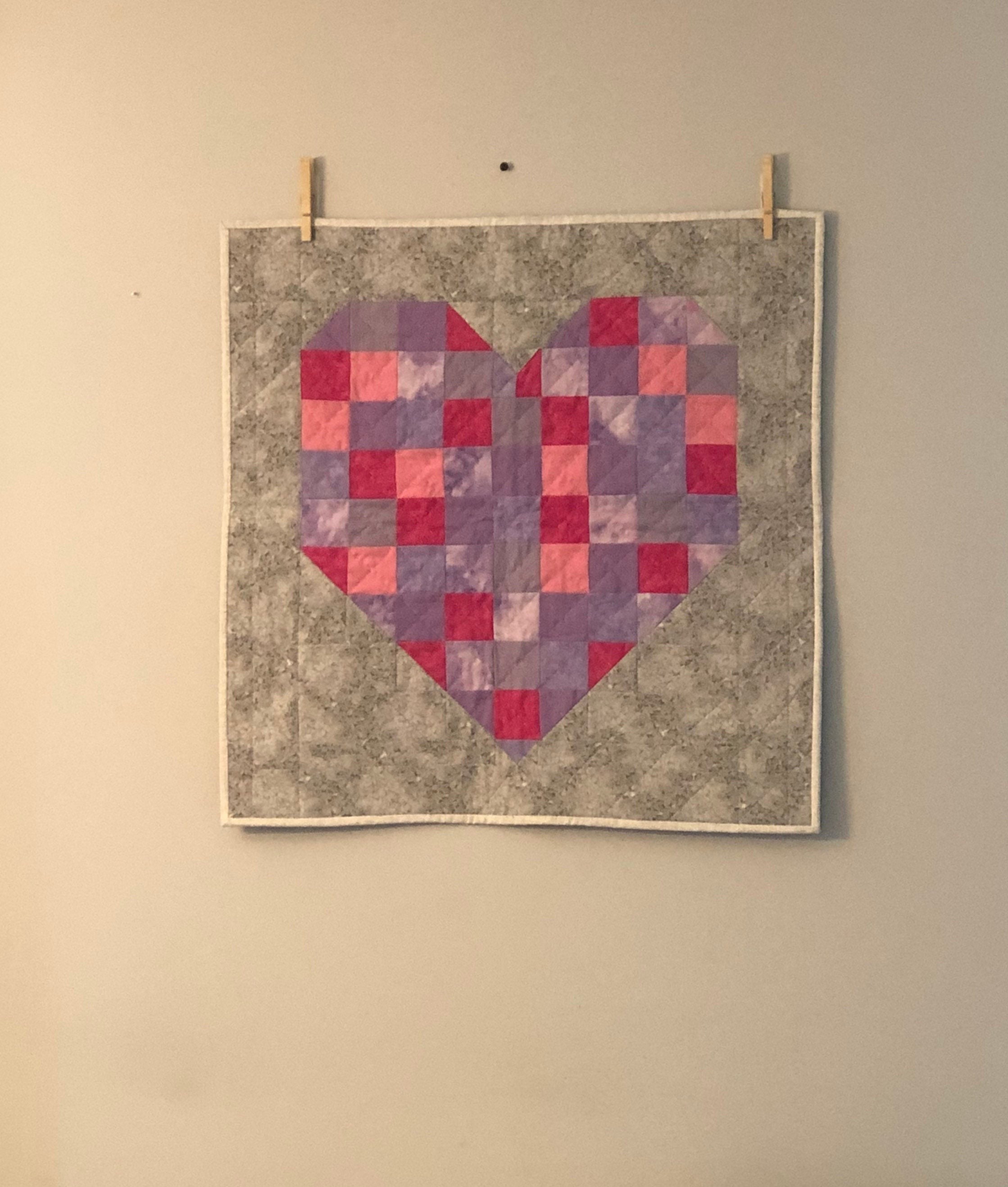 Heart Wall Hanging, Valentine’s Day Decoration, Valentines Decor, Pink ...