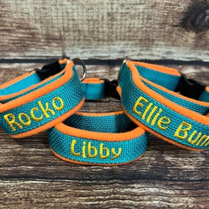 Custom 1&quot; Fleece lined Handle Collar / Flyball Collar