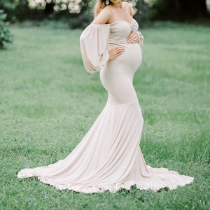 Mermaid Maternity Dresses for Photo Shoot Pregnant - Etsy
