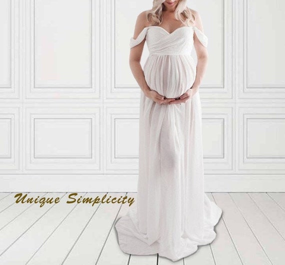 Sexy Maternity Dresses For Photo Shoot Shoulderless Open | Etsy
