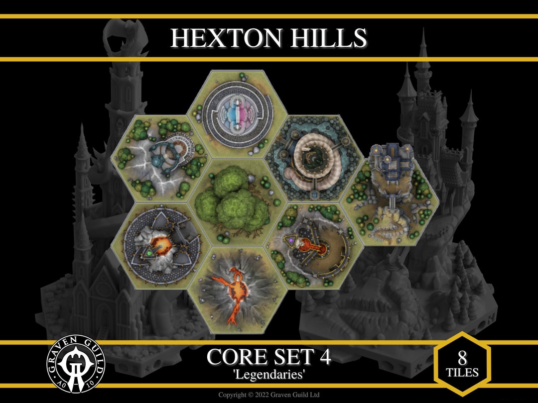 Hexton Hills Core Set 4 the 'legendaries' for Etsy