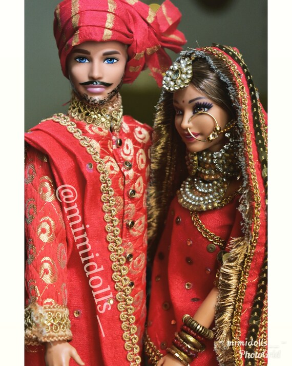 Indian bride doll Indian bride groom 