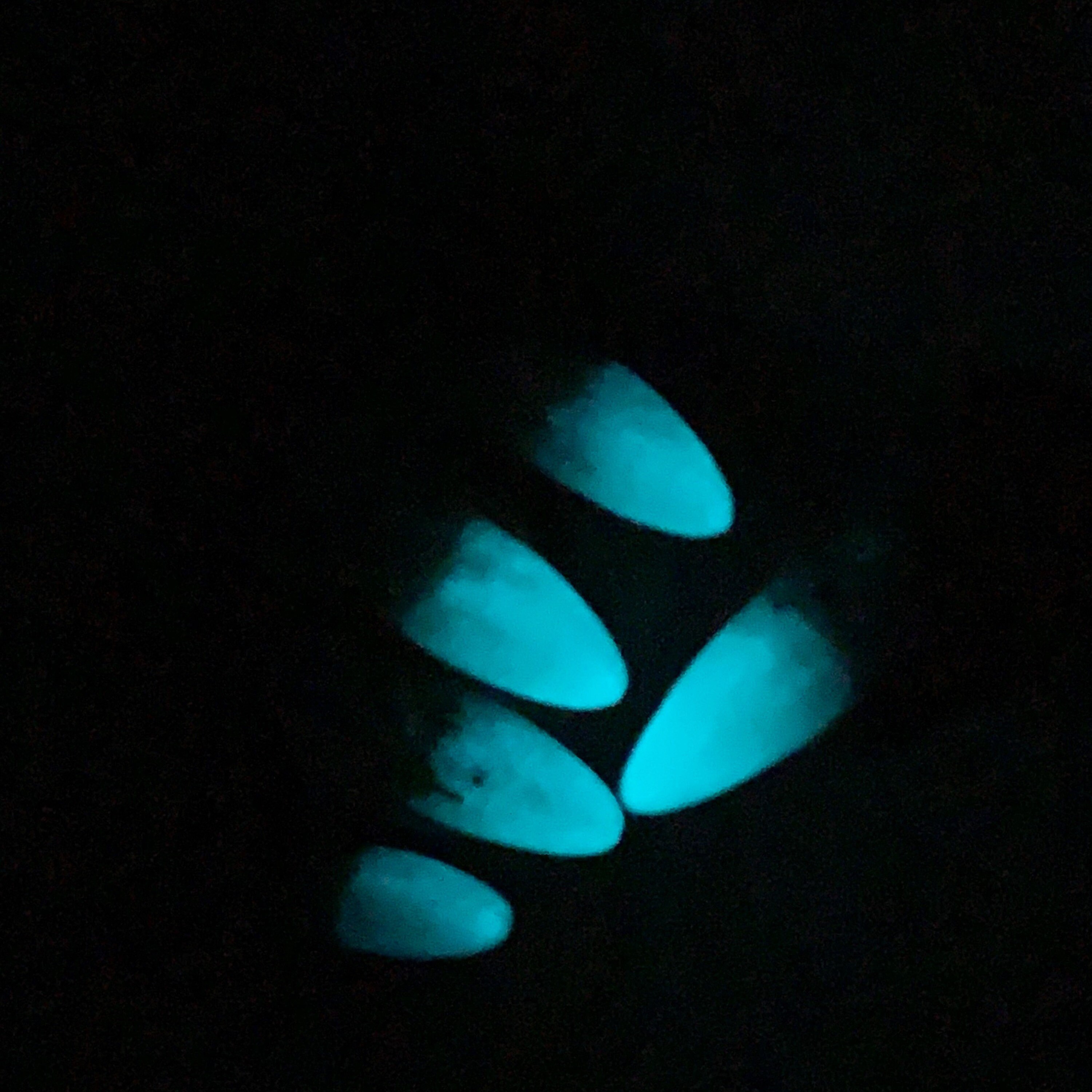 Glow in the Dark Ombre Press on Nails - Etsy