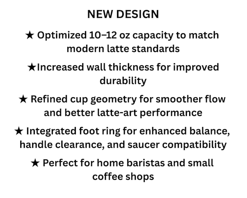 Cappuccino Cup, Latte Cup: White/Speckle, approximately 10-12 oz, Stoneware image 9