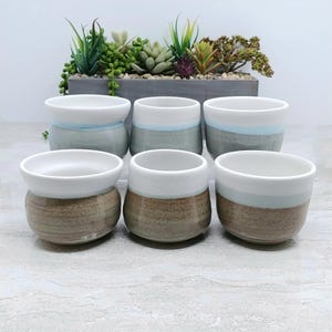 Coffee Tasting/Aroma Cups: 4 - 6 - 8 oz, Handmade, Stoneware
