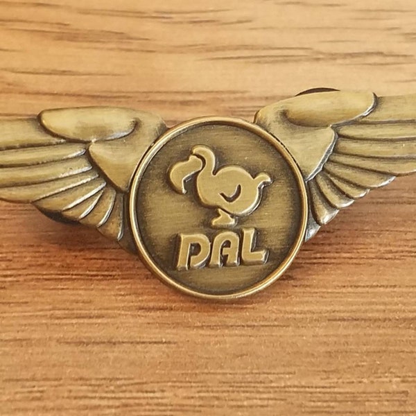 Dodo Pilot/Airline Wings - Broche en métal inspirée d’AC DAL