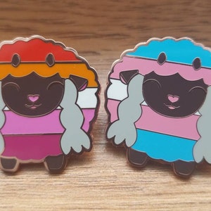 WLooWs - Pride Flag Wooloo Inspired Hard Enamel Pins