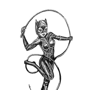 Cat Woman Print (8X10-5X7)