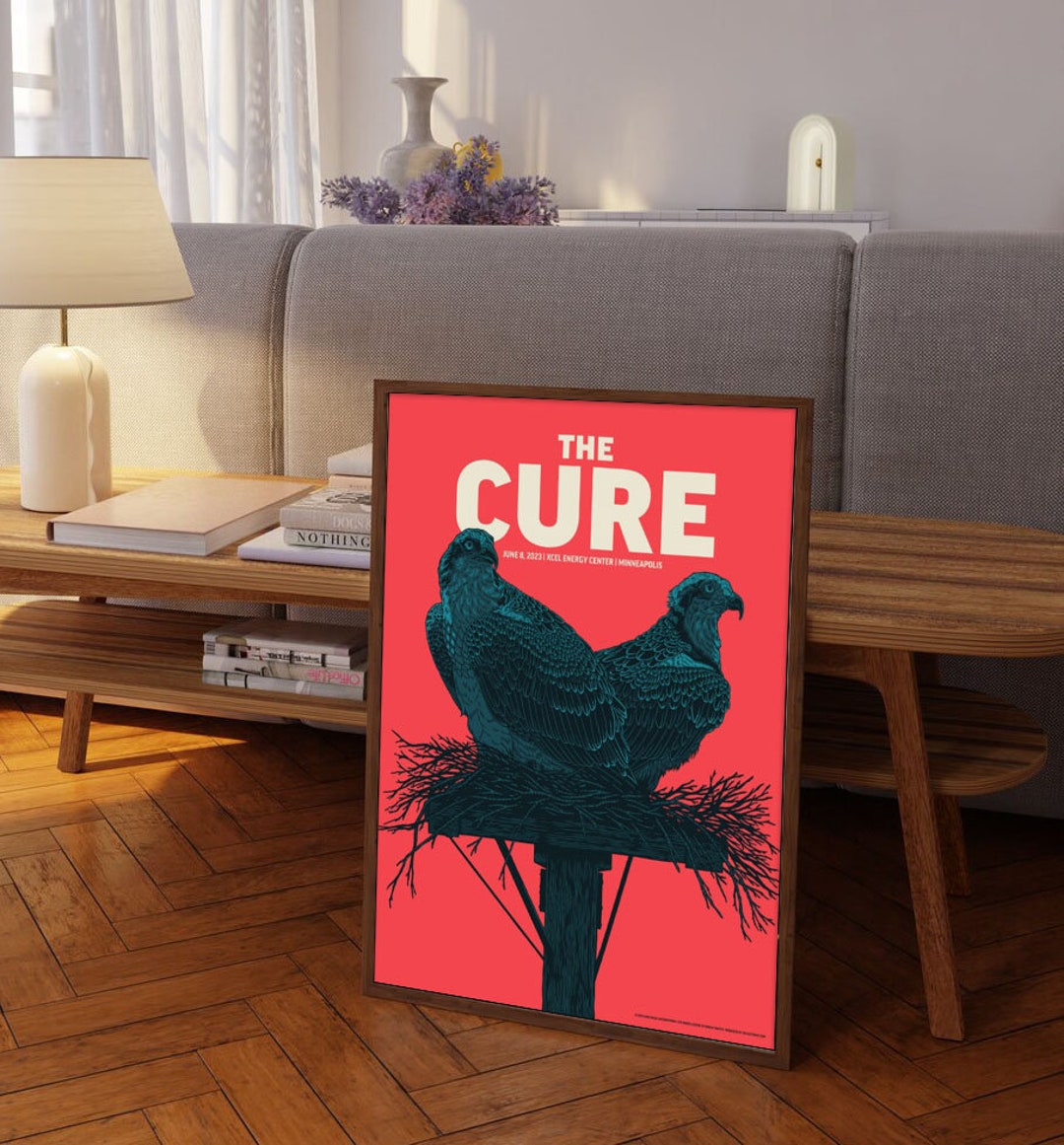 The Cure Minneapolis June 8 2023 Poster Etsy
