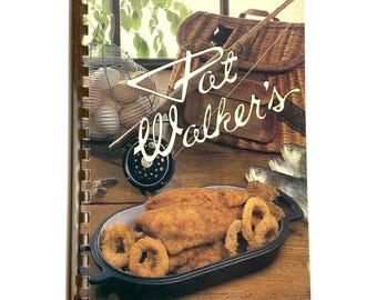 Pat Walkers Favorite Recipes Spiral-Bound Cookbook 1985