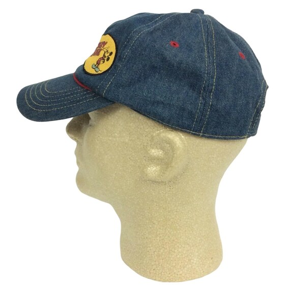 Disney Mickey Mouse Patch Denim Baseball Cap Hat … - image 4