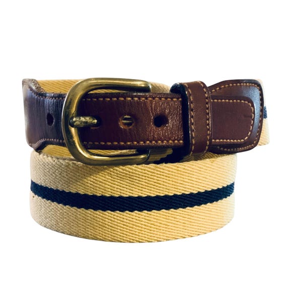 Dooney & Bourke Navy & Brown leather belt Leather belt Dooney and Bourke Navy size Not specified  main image 4