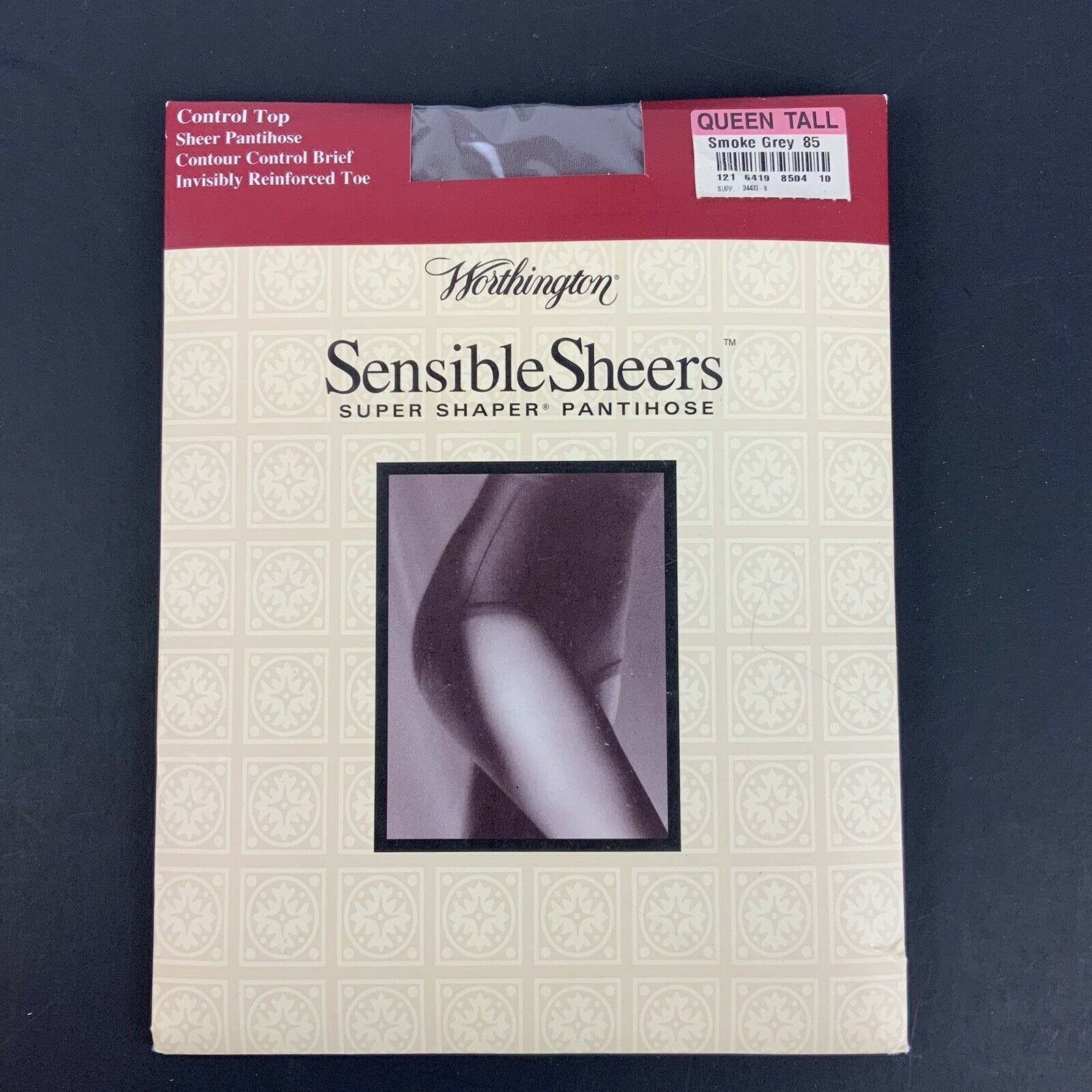 JC PENNY SUBTLE Shapers Sheer Caress Pantyhose Size Queen Short