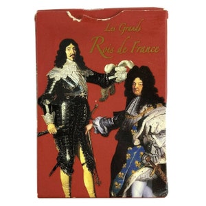 Editions Dusserre Great Kings of France Deck of 54 Playing Cards