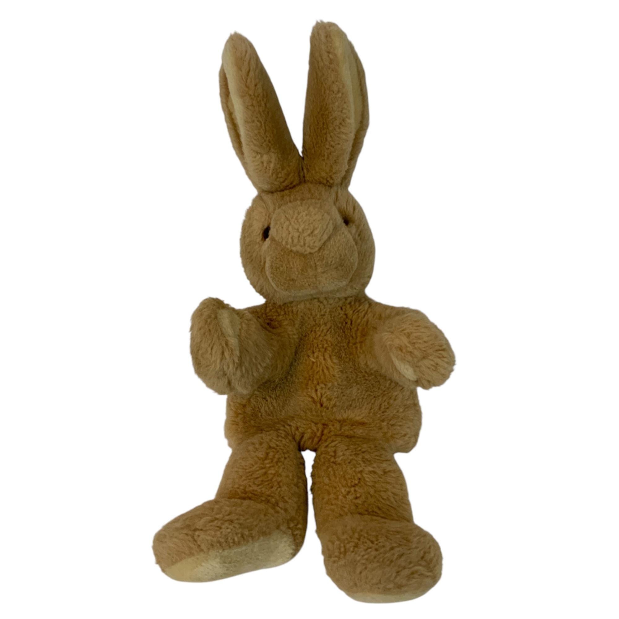 Vintage Gund 1993 Bunny Rabbit Plush Hand Puppet Toy Beige