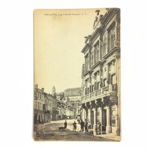 Le Café des Oiseaux Bird Cafe Bar le Duc France Vtg Carte postale divisée