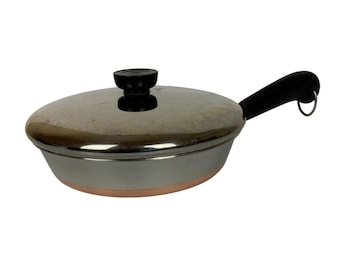 Petite Poêle Le Creuset N°16 – Fonte émaillée Orange – Made In France – Vintage