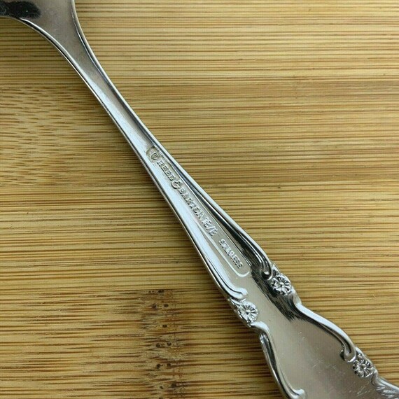 Reed & Barton Dickenson 4 Oval Soup Spoons 18-8 Stainless Steel