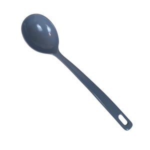 Vintage Ekco Pale Blue Solid Serving Spoon Kitchen Utensil Made in Taiwan