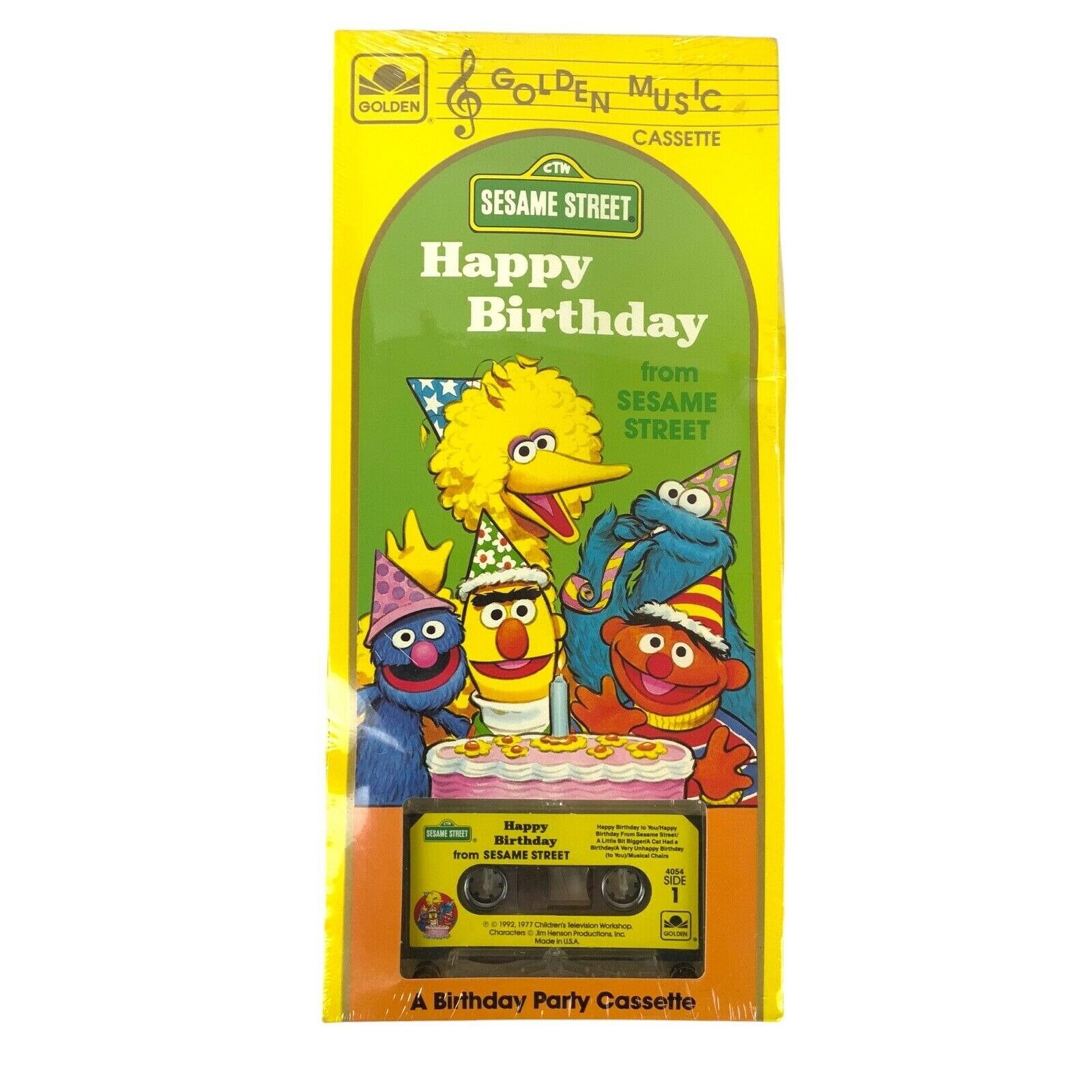 Happy Birthday From Sesame Street Audio Cassette 1992 Golden - Etsy