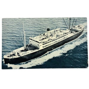 Cartolina d'epoca SS Denali Ocean Liner Alaska Steamship Greetings